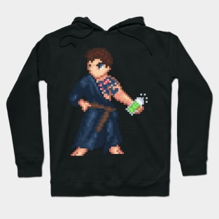 Chris Redfield Pixel Art Hoodie